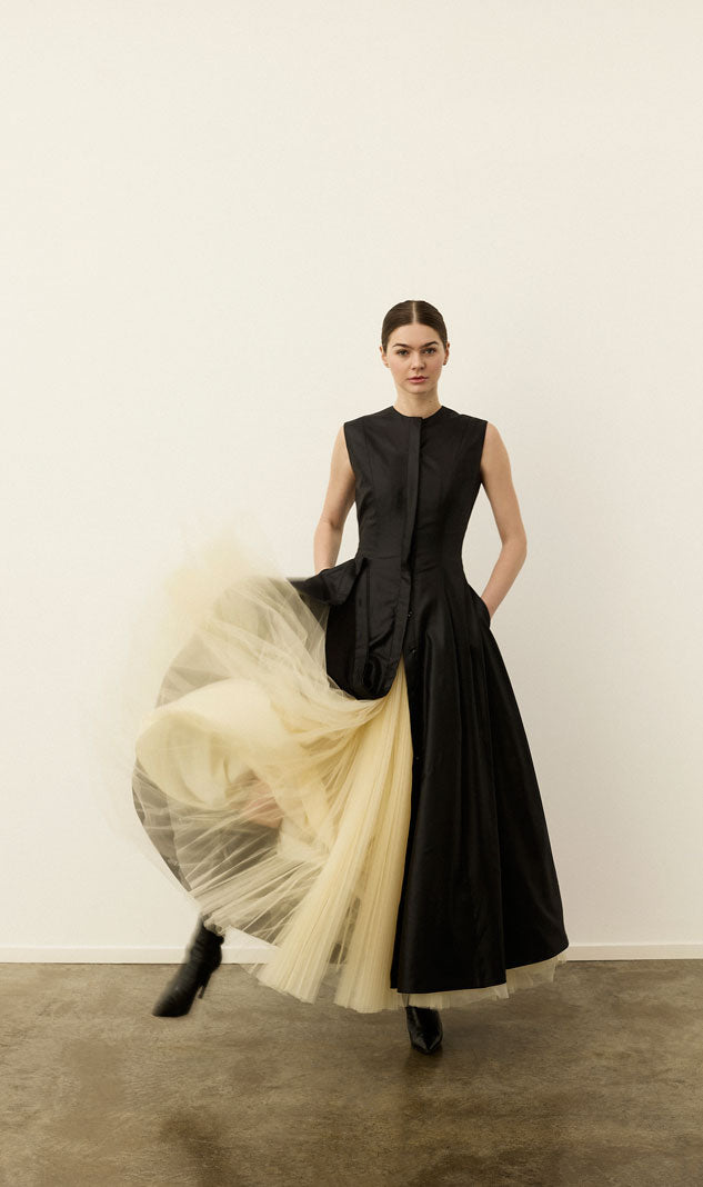 Ianthe Tulle Shirt Dress