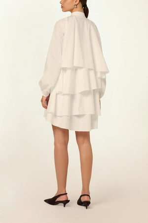 frill white dress Frill Layer Mini Dress