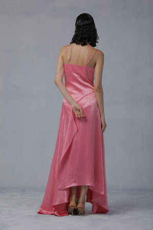 Gweneth Scarf Dress - Pink