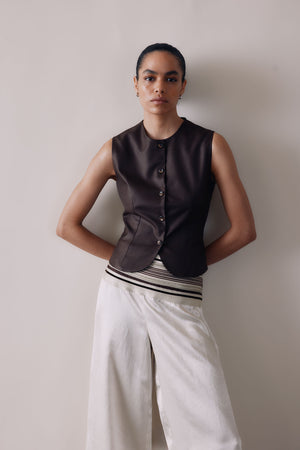 Curve Hem Waistcoat