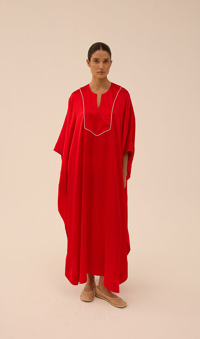 Lina Curved Hem Kaftan