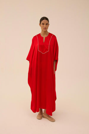 Lina Curved Hem Kaftan