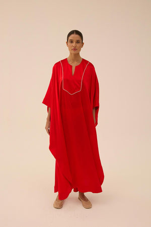 Lina Curved Hem Kaftan