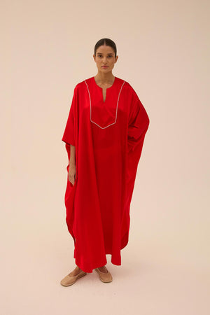 Lina Curved Hem Kaftan