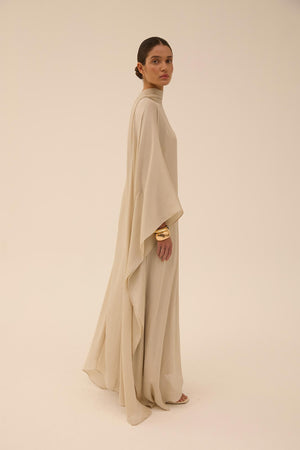 Abadia Kaftan in Taupe