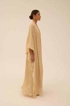 Abadia Bisht in Beige