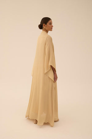 Abadia Bisht in Beige