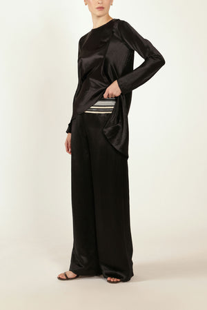 Naia Asymmetric Top in Black