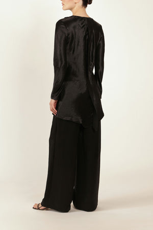 Naia Asymmetric Top in Black