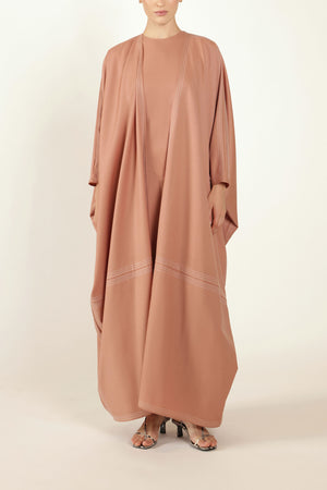 Topstitch Bisht in Pink
