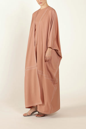 Topstitch Bisht in Pink