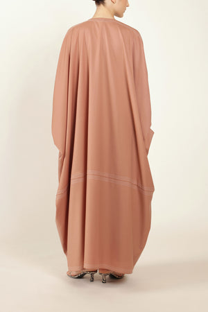 Topstitch Bisht in Pink