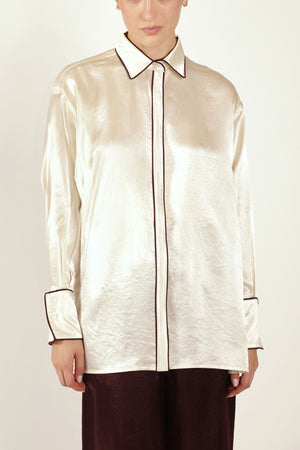 Shirt with Piping
