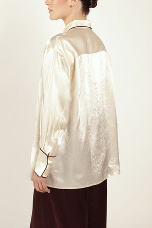Shirt with Piping