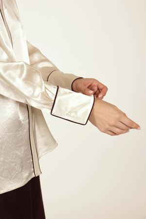 Shirt with Piping