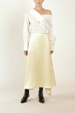 Overlap Scarf Skirt