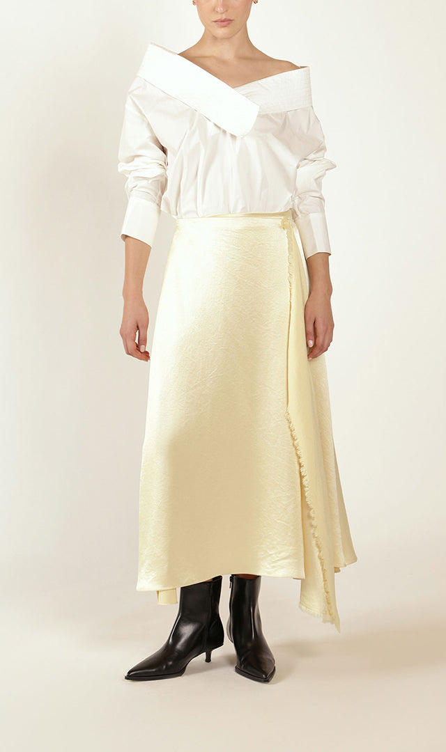 Overlap Scarf Skirt