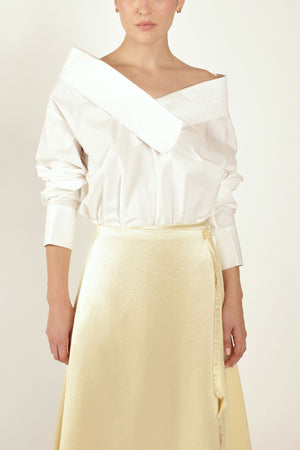 Overlap Scarf Skirt