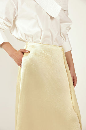 Overlap Scarf Skirt