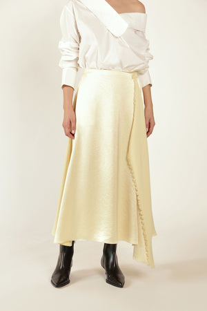 Overlap Scarf Skirt