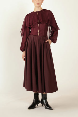 Midi Skirt in Wool