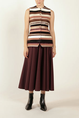 Midi Skirt in Wool