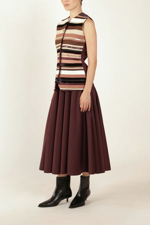 Midi Skirt in Wool