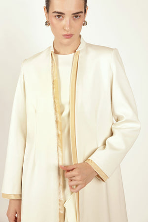 Peekaboo Jacket in Cream