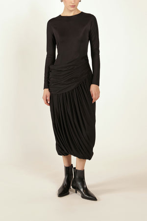 Twisted Long Sleeve Dress