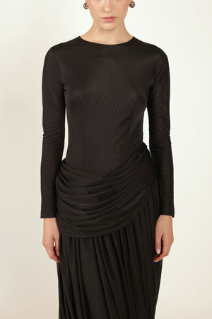 Twisted Long Sleeve Dress