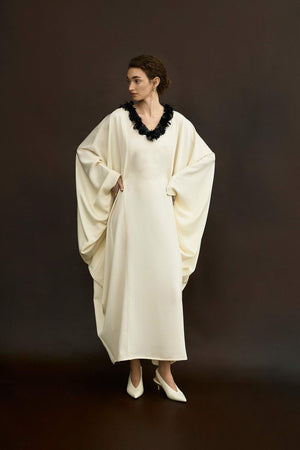 Jouri Kaftan with Beaded Neckline