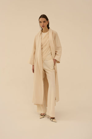 Opera Bisht in Cream - Abadia