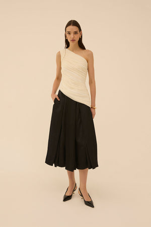 Elodie Skirt in Black - Abadia