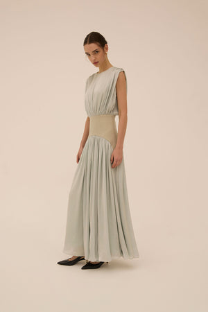 Suri Maxi Dress in Blue