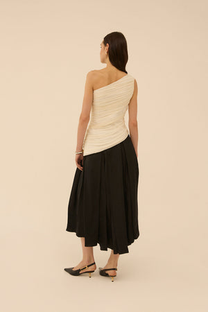 Elodie Skirt in Black - Abadia