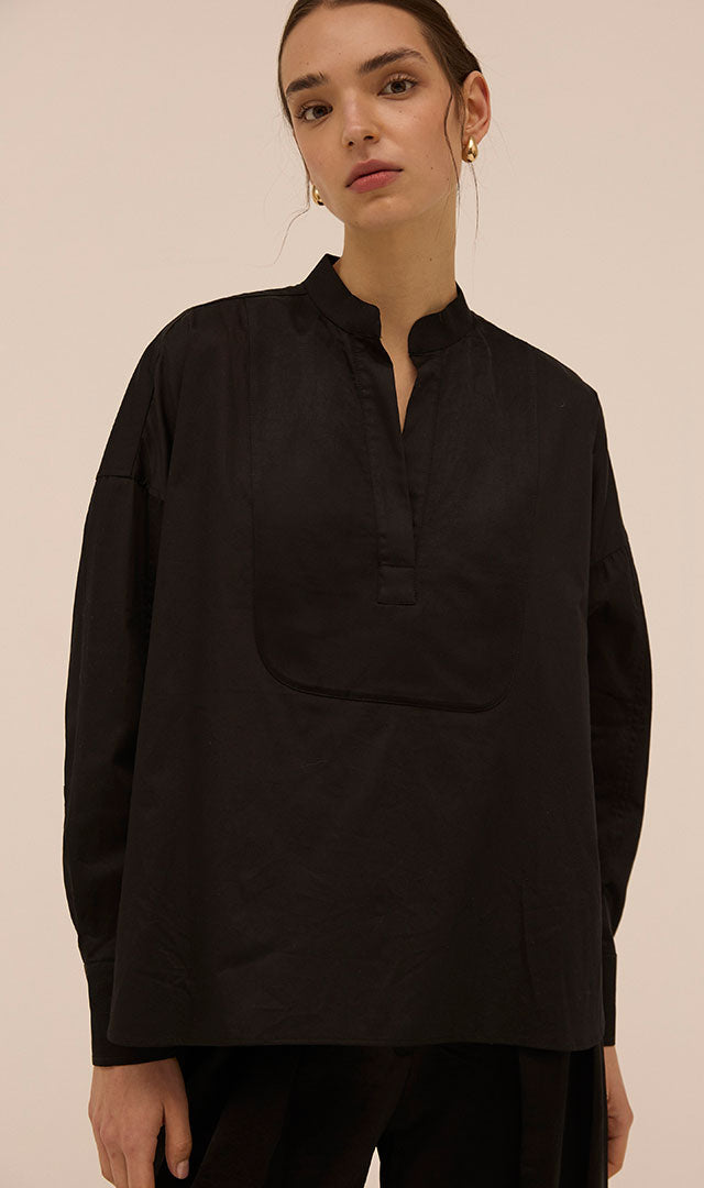 Contrast Yoke Shirt - Abadia