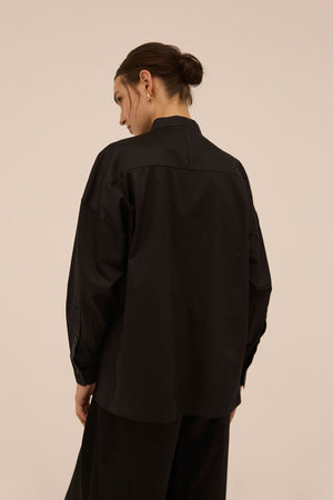 Contrast Yoke Shirt - Abadia