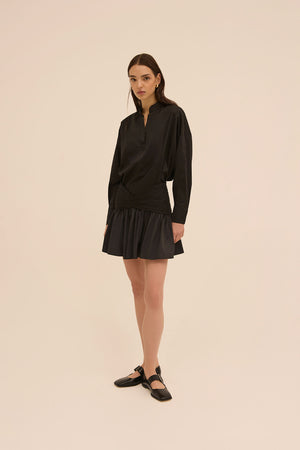 Contrast Yoke Shirt - Abadia