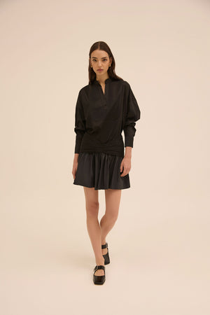 Contrast Yoke Shirt - Abadia