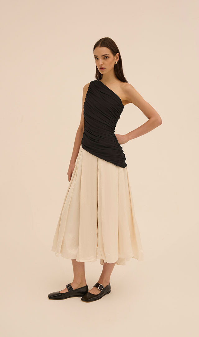 Elodie Skirt in White - Abadia