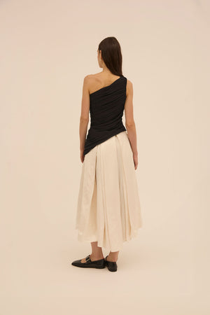 Elodie Skirt in White - Abadia