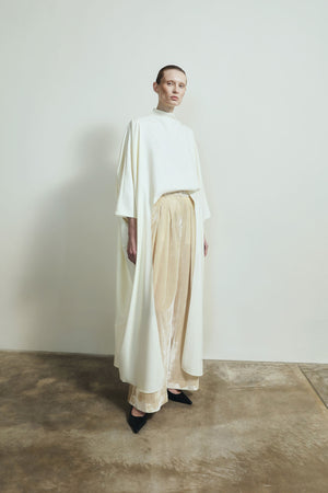 Lily Drop Hem Top in Wool