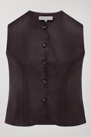 Curve Hem Waistcoat