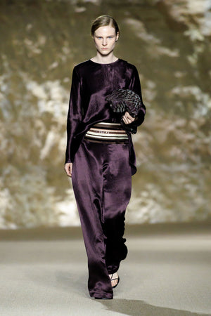 Naia Asymmetric Top in Aubergine