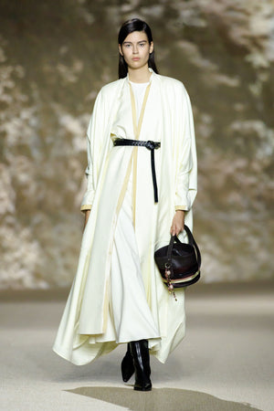 Topstitch Bisht in Cream