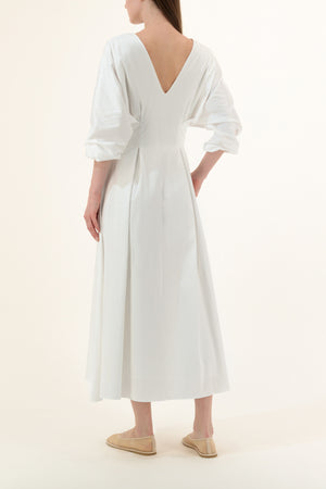 Amaya Dress in white - Abadia 