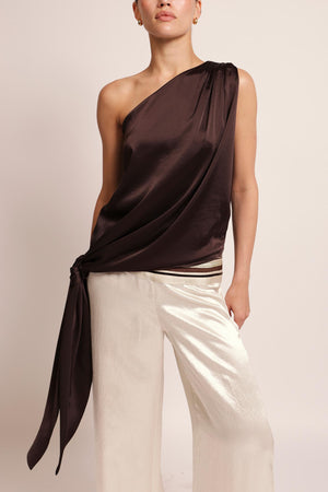 Ayla Satin Knot Top