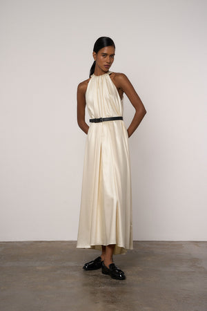 Halterneck Maxi Dress - Abadia 