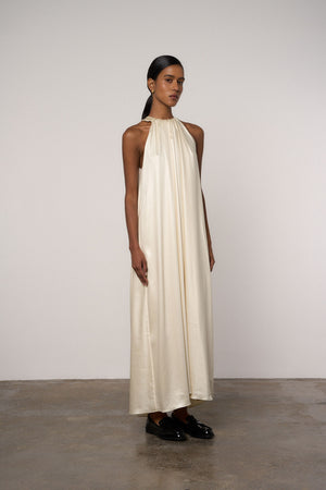 Halterneck Maxi Dress - Abadia 