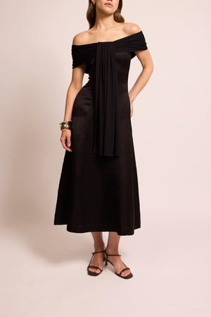 louf-off-shoulder-bandeau-dress-in-black-pf25 1jpg